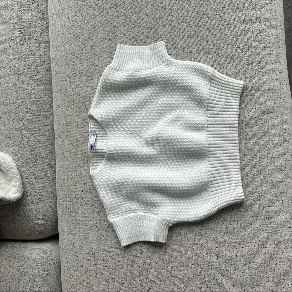 Women's White Sweater Top